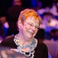 Chick Blue at the Enrichment Dinner